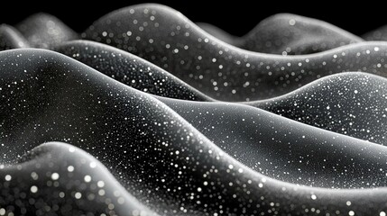 Obraz premium Cosmic Waves: A mesmerizing journey through the universe's celestial dust and nebulae. An abstract exploration of space, stars, and galaxies in a dynamic, high-resolution image.