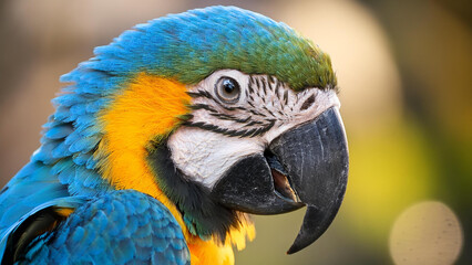 Blue and Yellow Macaw Stock Photo
