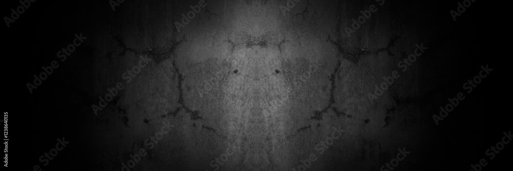 Aufkleber old wall texture smeared engine oil cement dark black gray background abstract grey color design are