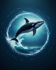 dolphin logo design 