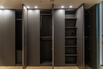 cabinet and closet in the bedroom