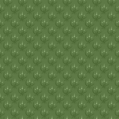 Leaf pattern. Abstract leafy seamless pattern. Conical lettuce Flowers. Design for fabric, paper products, scrapbooking and wallpaper.