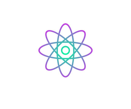Atom Symbol, radioaktiv - Vektor
