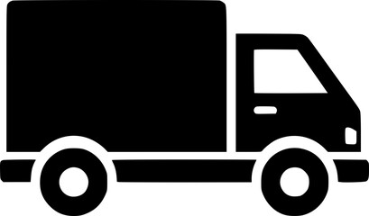 Express Delivery Vehicle Graphic for Parcel Service and Logistics Branding