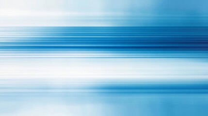 A minimalist background featuring horizontal blue and white stripes with soft edges. This abstract design evokes a sense of speed and movement, making it perfect for graphic design or web layouts.