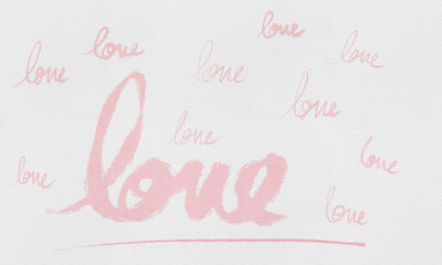 love word, love text and love message