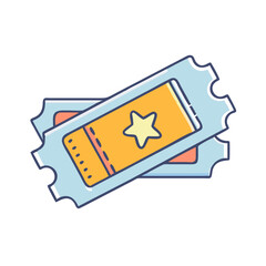 event ticket icon, event ticket vector illustration-simple illustration of event ticket, perfect for event ticket logos and icons