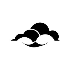 Cloud Icon: A Simple, Bold Design Representing Weather, Nature, and the Atmosphere