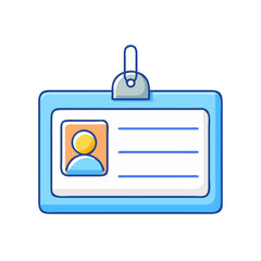 name tag icon, name tag vector illustration-simple illustration of name tag, perfect for name tag logos and icons