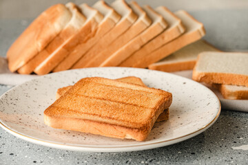 Toasted Sandwich Maker with Buttered Bread Perfect Breakfast or Snack Delight