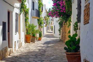 Naklejka premium Island Ibiza, Spain.