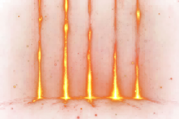 PNG Golden vertical lens flares background abstract glowing.