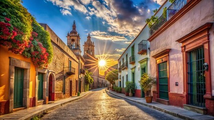 Fototapeta premium Discover Morelia, Mexico: Charming Colonial Architecture and Vibrant Culture