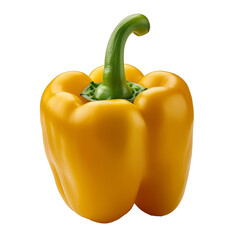 yellow bell peppers isolated