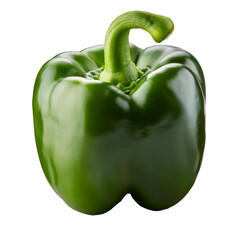 green pepper isolated on white