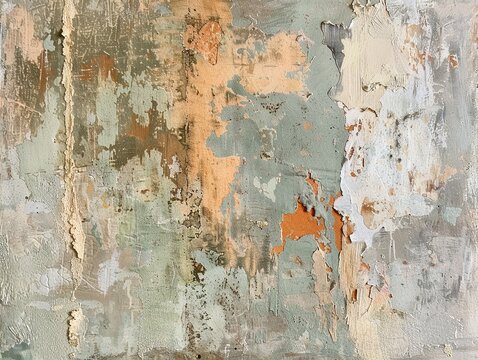 peeling paint on a wall	