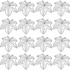green leaves vector pattern for background. Green tea leaf seamless pattern. seamless patterns with green tea leaves. seamless pattern with green leaves for paper, cover, fabric and other use.