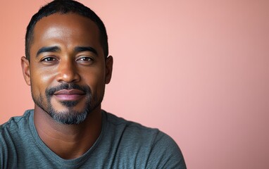 Obraz premium handsome man wearing casual clothing, want to smiling