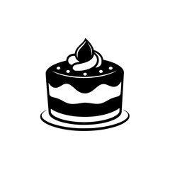 A delectable layered chocolate cake, adorned with creamy frosting and a rich chocolate ganache. Perfect for birthdays or any special occasion!