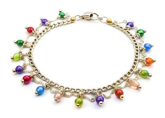 Obraz premium anklets isolated on a white background