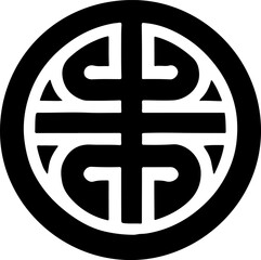 vector illustration sketch icon logo image mascot abstract modern ethnic silhouette for future technology based company  