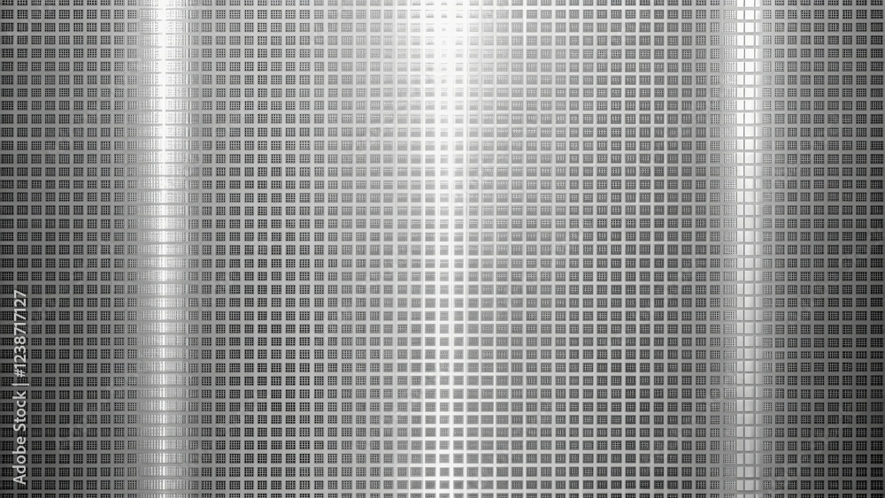 Poster abstract metallic grid pattern with subtle lighting variations