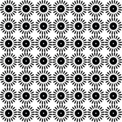 Decorative eastern design elements. Paper cut mandala flower and seamless pattern. Ornament in Asian style. Islamic floral decor and template print for wallpaper, card