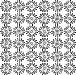 Decorative eastern design elements. Paper cut mandala flower and seamless pattern. Ornament in Asian style. Islamic floral decor and template print for wallpaper, card