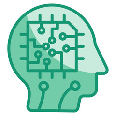 Ai Integration Icon Element For Design