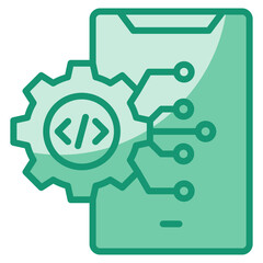 Mobile Advancement Icon Element For Design