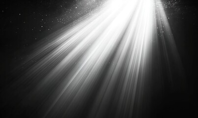 light rays from god, background, black and white, cinematic, ultra realistic
