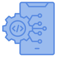 Mobile Advancement Icon Element For Design