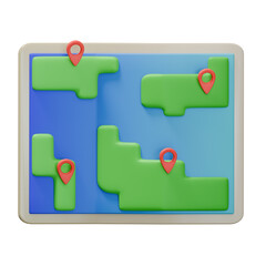 3D Map with Pin