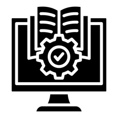 Digital Literacy Icon Element For Design