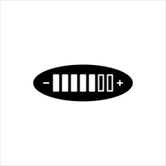 Volume control icon. Media player button. Vector illustration for web design, isolated on white background.