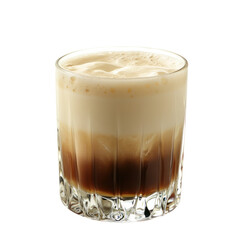 A White Russian Drink isolated on white or transparent background
