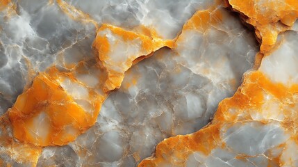 Obraz premium Abstract Gray and Orange Onyx Stone Texture