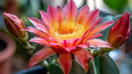 beautiful Epiphyllum anguliger plant