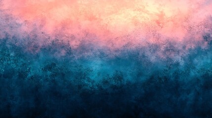 Fototapeta premium Abstract Teal and Pink Watercolor Texture. AI Generated