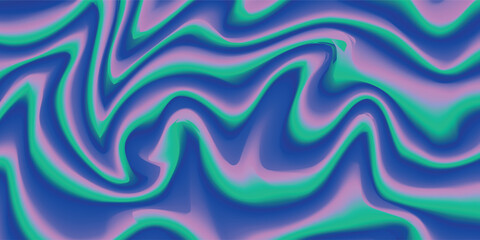 Fototapeta premium Colorful trippy optical illusion illustration background. Psychedelic vector backdrop or wallpaper design. Colors: pink, blue, green.