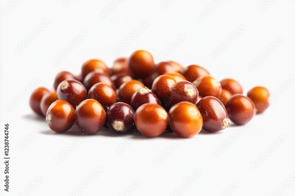 Aufkleber A collection of various nuts arranged neatly on a white background