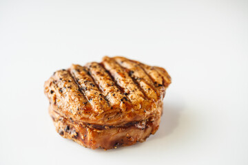 Grilled Pork Medallions Tenderloin Steaks for BBQ and Dinner