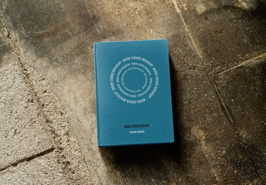 Mockup Of Customizable Vertical Closed Book