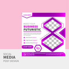 Social media post template designs for quotes