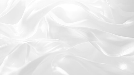 Obraz premium A white fabric with a wave pattern