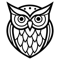 owl on white