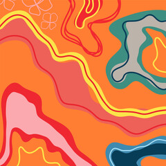 vector abstract colorful background with copy space