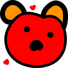 Obraz premium heart with ladybug