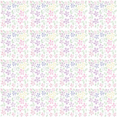 Floral seamless pattern, abstract background