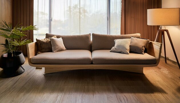 modern living room with sof
